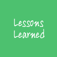 lessons learned