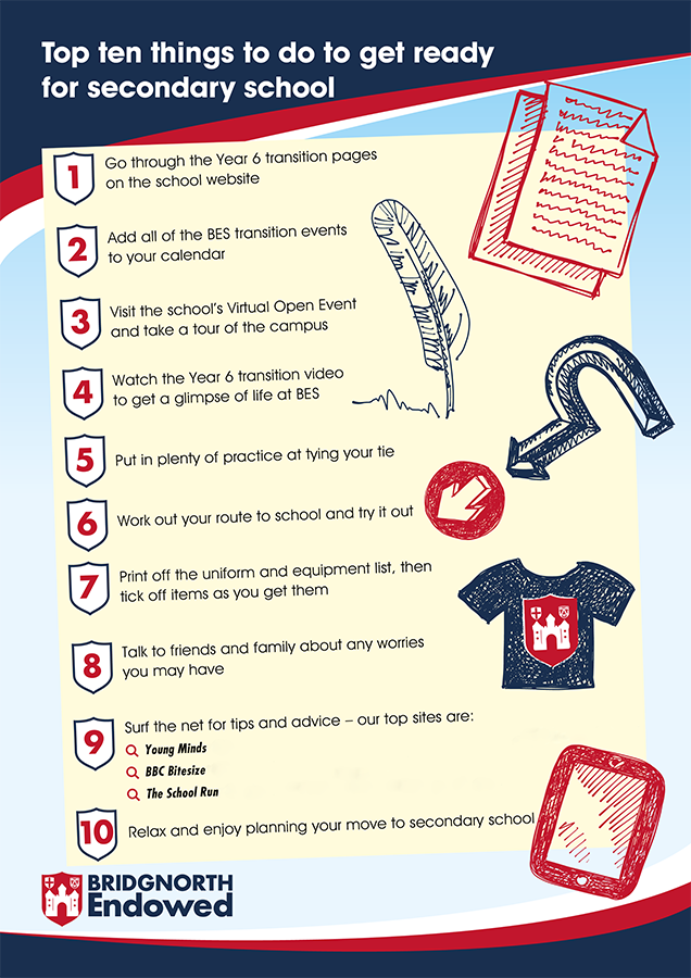 Y6 top transition tips 2022