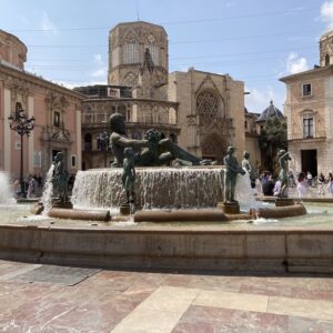 Turia Fountain in Valencia
