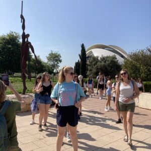 Walking to the Fallas Museum