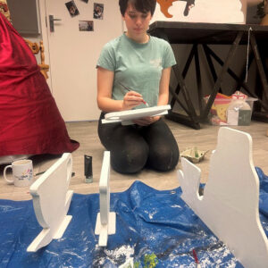 Lily at Reach Out Arts