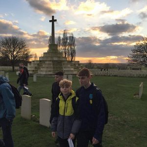 Sunset at Tyne Cot