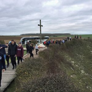 Arriving at Lochnagar Crater