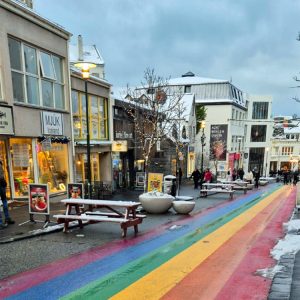 Skólavörðustígur Rainbow Street
