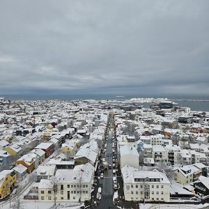 Aerial View of Reykjavík
